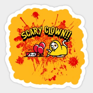 Scary Clown Sticker